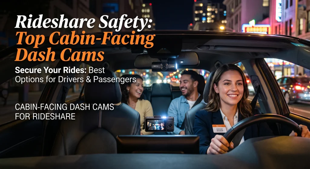 Cabin-Facing Dash Cams for Rideshare